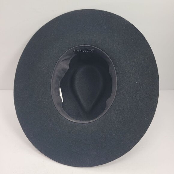 Patina Women's Black Wool Felt Handcrafted Hat Size Small - Picture 4 of 10